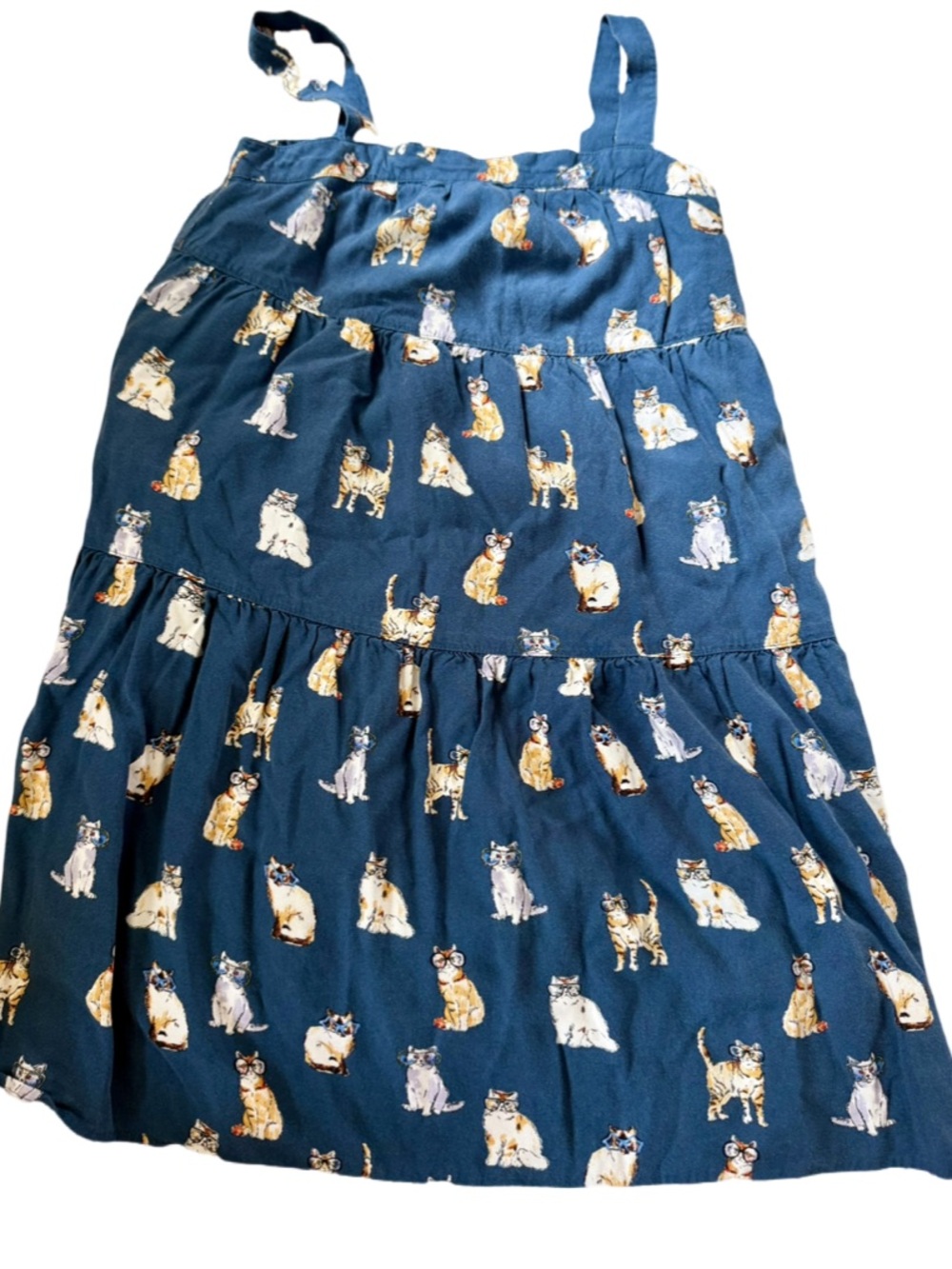 Paul & Joe x Uniqlo Navy Blue Cat Print Dress
